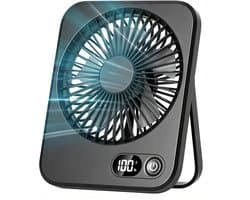 KZQ Mini Ventilator Voor Huisdierendrager Rugzak En Luchtkoepel Rugzak - Geschikt Voor Katten En Honden - Goedgekeurd Voor Vliegreizen - Voor Reizen Wandelen En Buiten - Zwart