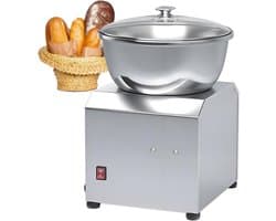 Deegmenger Keukenmachine - Deegmaker Kneedmachine - Bakken Thuis - Grote Roestvrijstalen Kom - 3 kg Capaciteit - Zilver