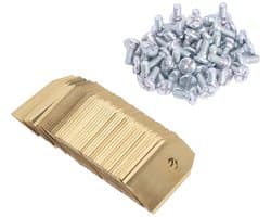 Dailygoods- Gazonrobotbladen 45 Stuks - Vervangingsmaaibladen - Roestvrij Staal - Hoge Hardheid - Duurzaam - Efficiënte Snijprestaties - Robotmaaiermes