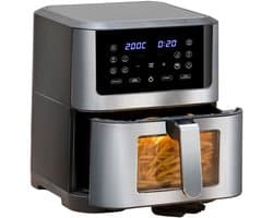 RUX® Heteluchtoven - Oven - Airfryer Oven - 25 Liter - Zilver - 38cm x 30cm x 37cm