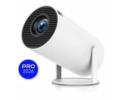 Lugoflix Pro 4K Beamer - Lugoflix - Lugoflix Pro 4K - Lugoflix Pro 4K Beamer Op Standaard - Mini Beamer - Thuisbioscoop - Draagbaar
