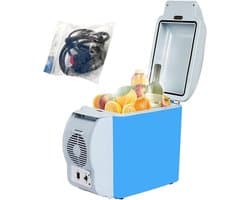 Mini-Autokoelkast - Draagbare Minibar 7.5L - 2-in-1-Functie: Koelen en Verwarmen - Mini Koelkast - Elektrische Koelbox - Draagbare Campingkoelkast