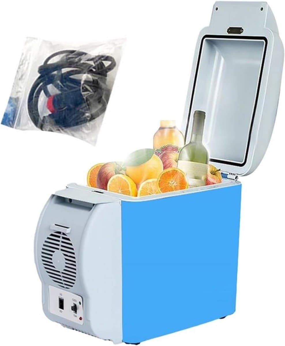 Mini-Autokoelkast - Draagbare Minibar 7.5L - 2-in-1-Functie: Koelen en Verwarmen - Mini Koelkast - Elektrische Koelbox - Draagbare Campingkoelkast — afbeelding 1
