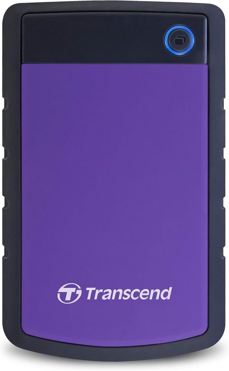 Externe Harde Schijf - Draagbare Opslag - Bestanden Opslaan - Schokbestendig Ontwerp - 1TB Capaciteit - Paars — afbeelding 1