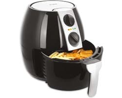 Heteluchtfriteuse - Airfryer XXL - Gezond Frituren - Snel opwarmen - 45 liter - Zwart