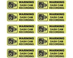 Dailygoody - Dashcam Waarschuwingsstickers - Verbeterde Veiligheid
