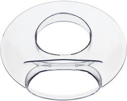 Mixer Deksel - Spatbeschermer Kom - Koken en Bakken - Voorkomt Meel Stof - 27 x 24.5 cm - Transparant
