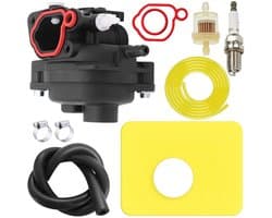 Dailygoods - Carburateur luchtfilterkit - Vervangingsonderdelen - Geschikt voor grasmaaier motoren - 125cc 140cc - Brandstofleidingen - Voor Briggs &...