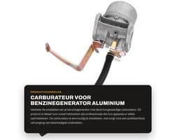 Dailygoods - Carburateur voor Benzinegenerator - Aluminium - Eenvoudig te installeren - Grasmaaier Onderdelen - Verhoog je machinevermogen - Geschikt...