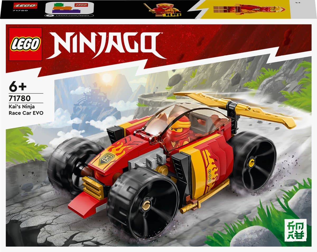 LEGO Ninjago - Kai's Ninja racewagen EVO Constructiespeelgoed — afbeelding 1