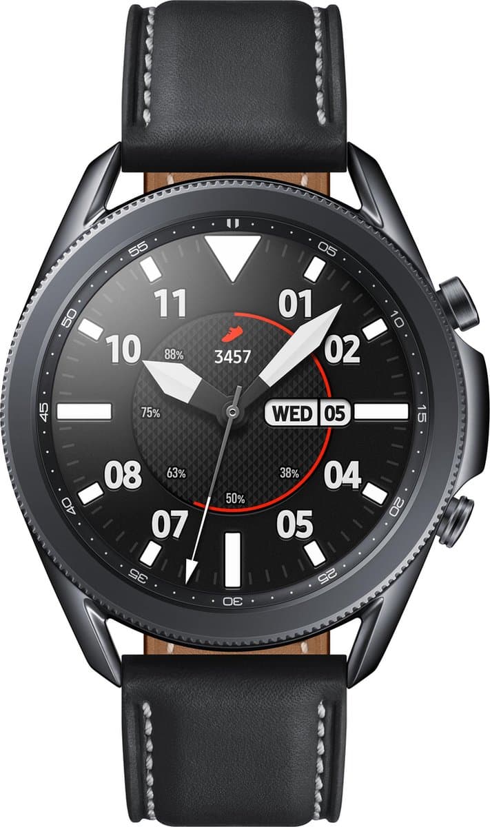 Samsung Galaxy Watch3 - Smartwatch heren - Stainless Steel - 45mm - Zwart — afbeelding 1