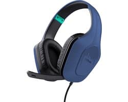 Trust GXT 415B Zirox - Gaming Headset - Bedraad - 50mm Drivers - Over-ear - Blauw