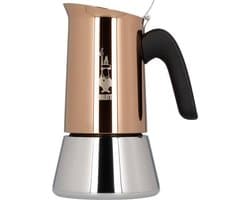 Bialetti Venus 6 Kops Koper – RVS Espressopot – 270 ml – Geschikt voor Inductie – Italiaans Design