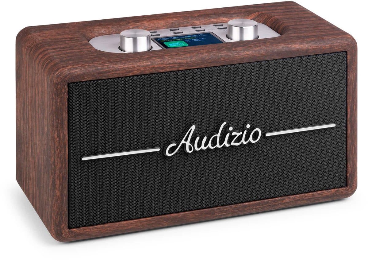 Retro radio - Audizio Tune60 - DAB radio met Bluetooth - Vintage look - DAB+ en FM - Houtlook — afbeelding 1