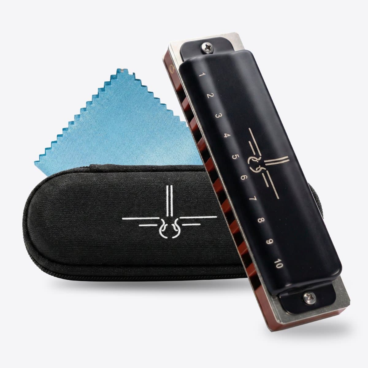 PRO Mondharmonica C – Blues & Folk Harmonica voor Volwassenen en Kinderen – Professionele Kwaliteit – Inclusief Opbergdoos — afbeelding 1