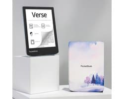 PocketBook Verse e-reader Bright Blue – 6 inch – 8 GB + Wintertime Hoesje – voordeelbundel