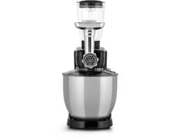 Klarstein Blender keukenmachine, keukenmachines, 3 in 1 keukenmachines, Rührgeräte & Mixer, Teigmaschine met Fleischwolf, keukenmachine , 2000 Watt Teigmaschine Knetmaschine 10L kom - voor Keuken - RVS - Standmixer - Smoothie Maker