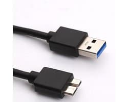 USB 3.0 naar Micro B datakabel 50 cm voor harde schijven, tablet, camera en PC
