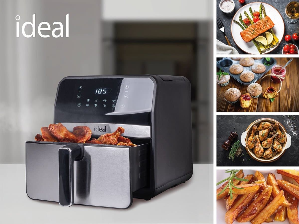 Ideal IK1501 - Heteluchtfriteuse - 6,5 L - 1800 W - LCD Scherm — afbeelding 1