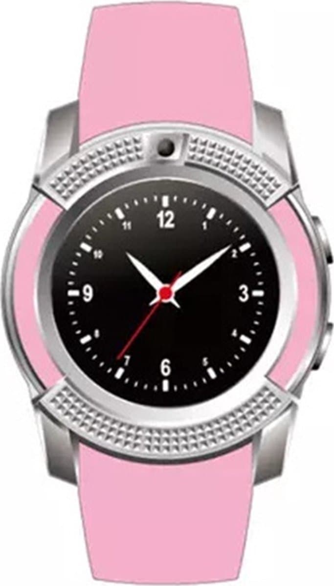 Belesy® VITAL – Smartwatch Heren – Smartwatch Dames – Horloge – Touchscreen Kleurenscherm – Stappenteller – Hartslag – Slaapmonitor – Calorieën – Belfunctie – Camerafunctie – IP67 Waterproof – Bluetooth – Roze - Moederdag — afbeelding 1