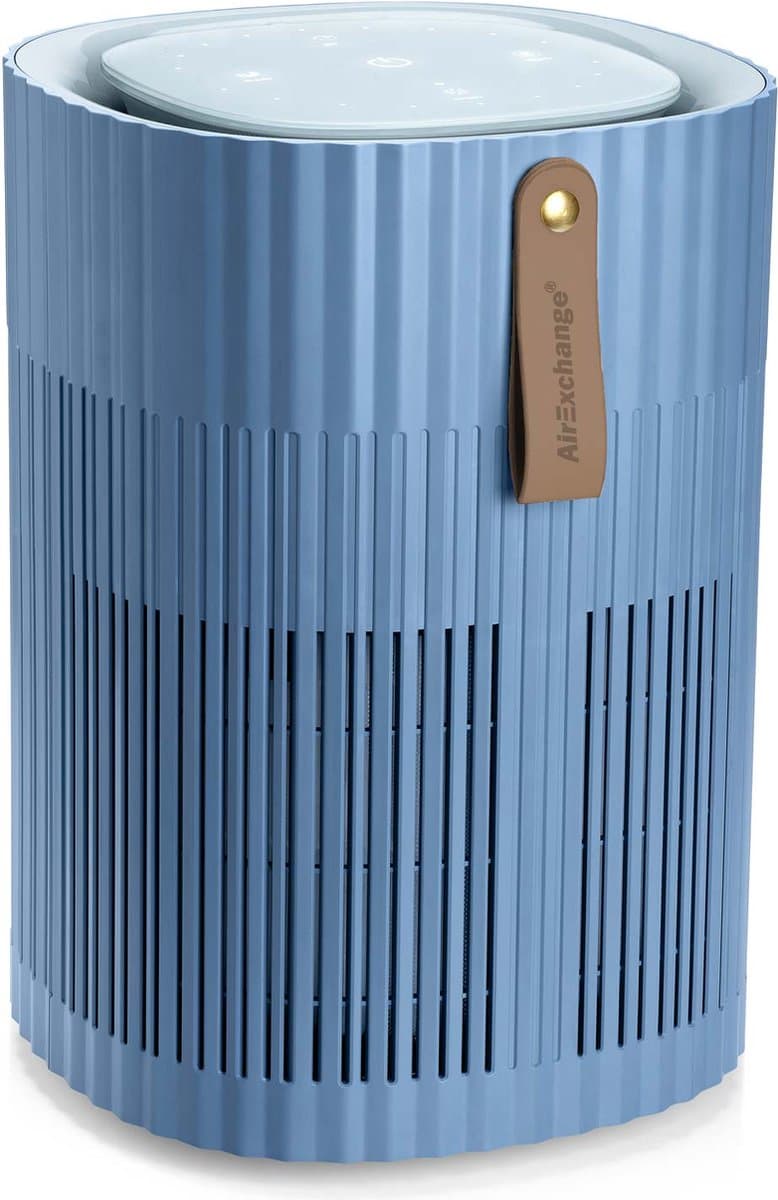AirExchange 150-T Staalblauw Professionele Luchtreiniger met HEPA H13 filter, Carbon, ionisator, UV-C LED | Geschikt tot 40m² — afbeelding 1