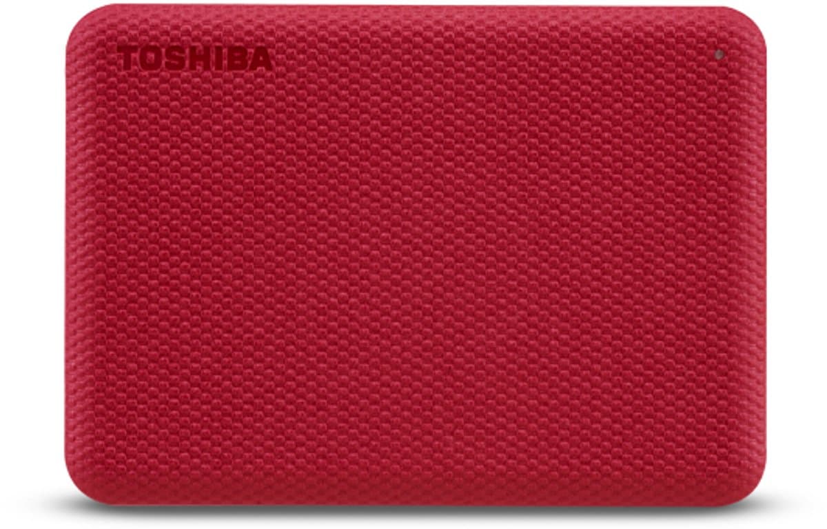 External Hard Drive Toshiba CANVIO ADVANCE Red 2 TB USB 3.2 Gen 1 — afbeelding 1