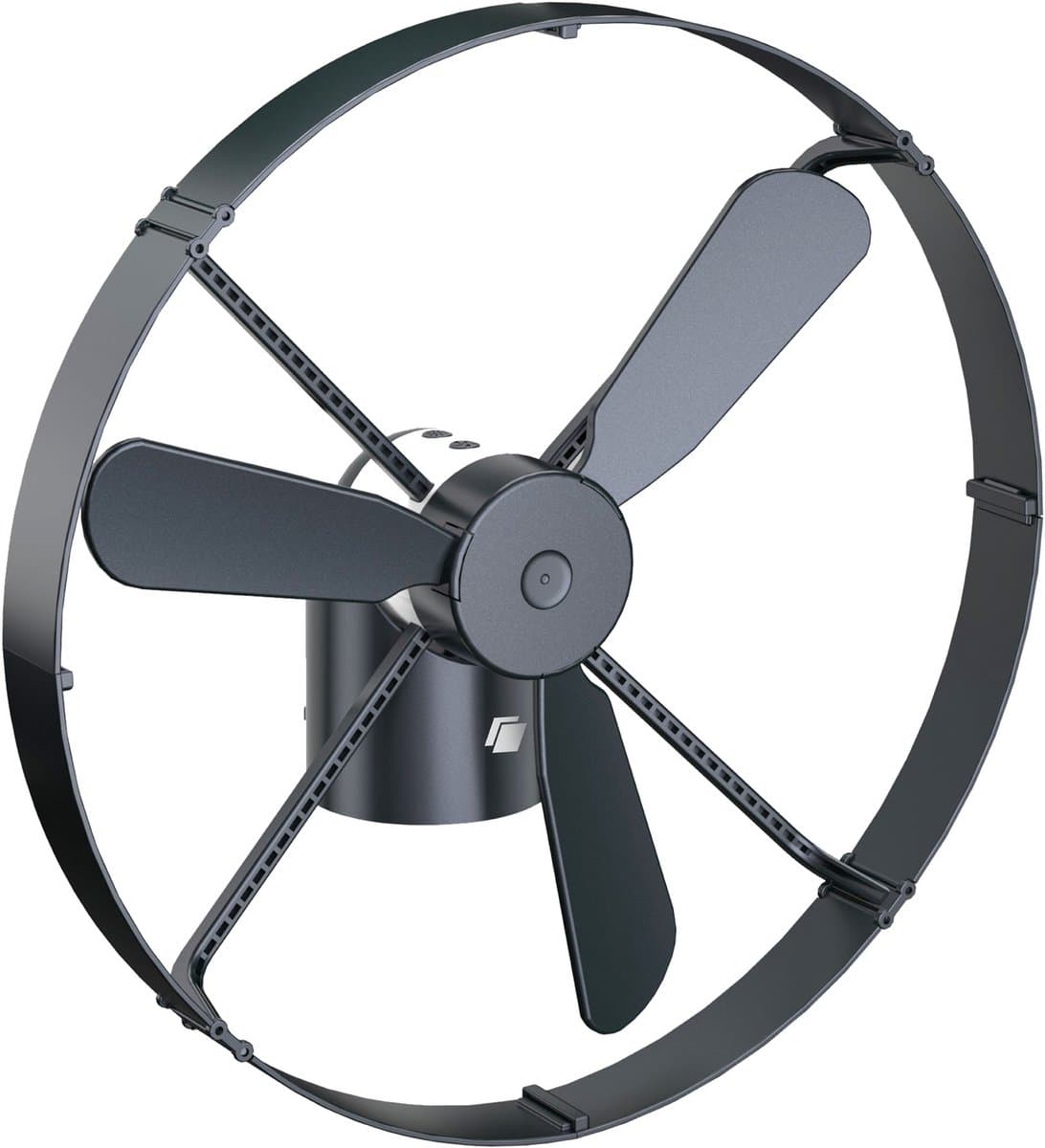 Caliber Draadloze ventilator - Kantelbaar en Draaibaar - Fluisterstil en krachtig - 2 Standen - Inclusief LED Lamp - Accu niet meegeleverd - Werkt met PowerSnap Accu Platform (CPS-FAN) — afbeelding 1
