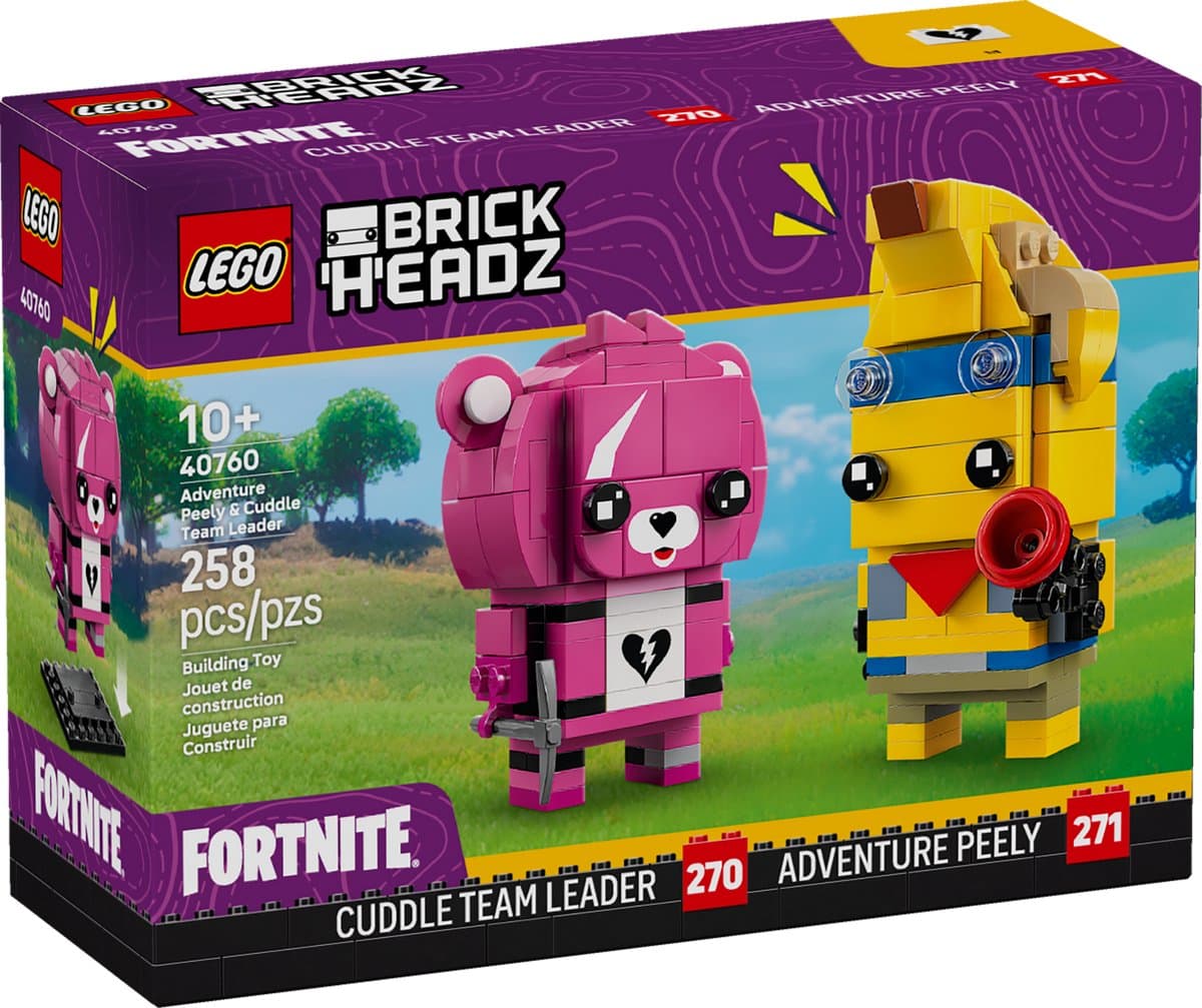 LEGO Fortnite Brickheadz 40760 - Adventure Peely en Cuddle Team Leader — afbeelding 1