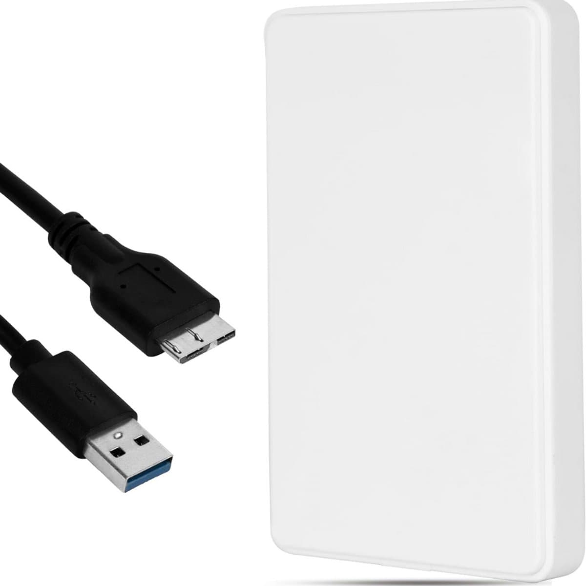 CLGP® Harde Schijf Extern - Draagbare - 1TB Opslag - Wit — afbeelding 1