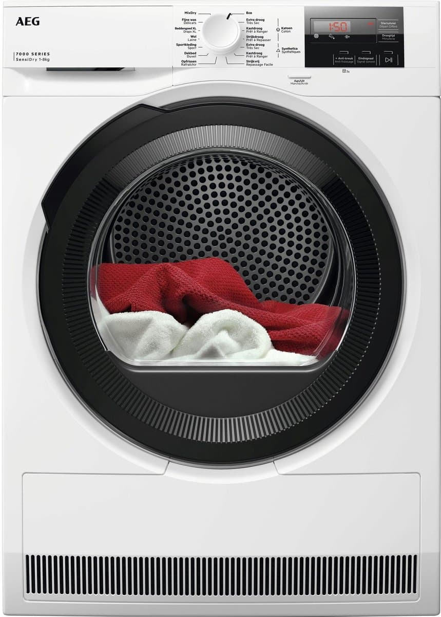 AEG TR7284BB4 - 7000 serie - SensiDry - Warmtepomp Droger - 8 kg — afbeelding 1