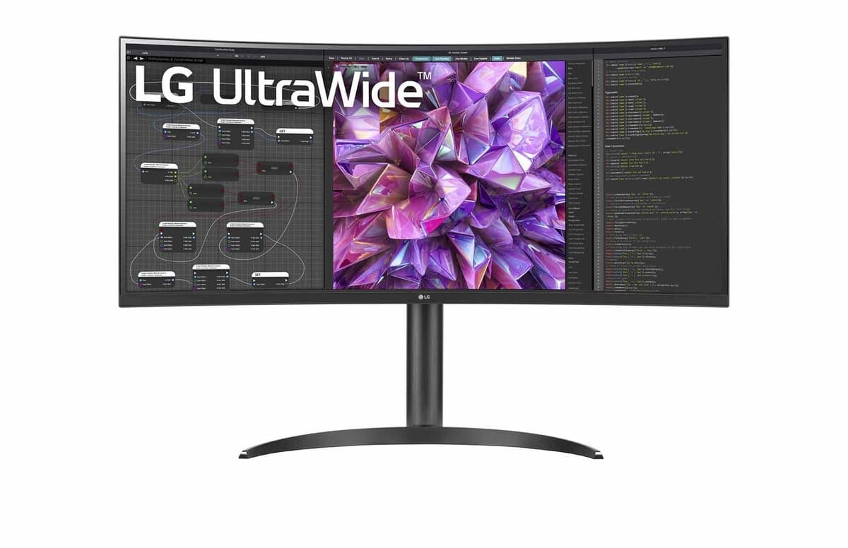 LG 34WQ75X-B 86,4 cm (34") 3440 x 1440 Pixels Quad HD LED Zwart — afbeelding 1