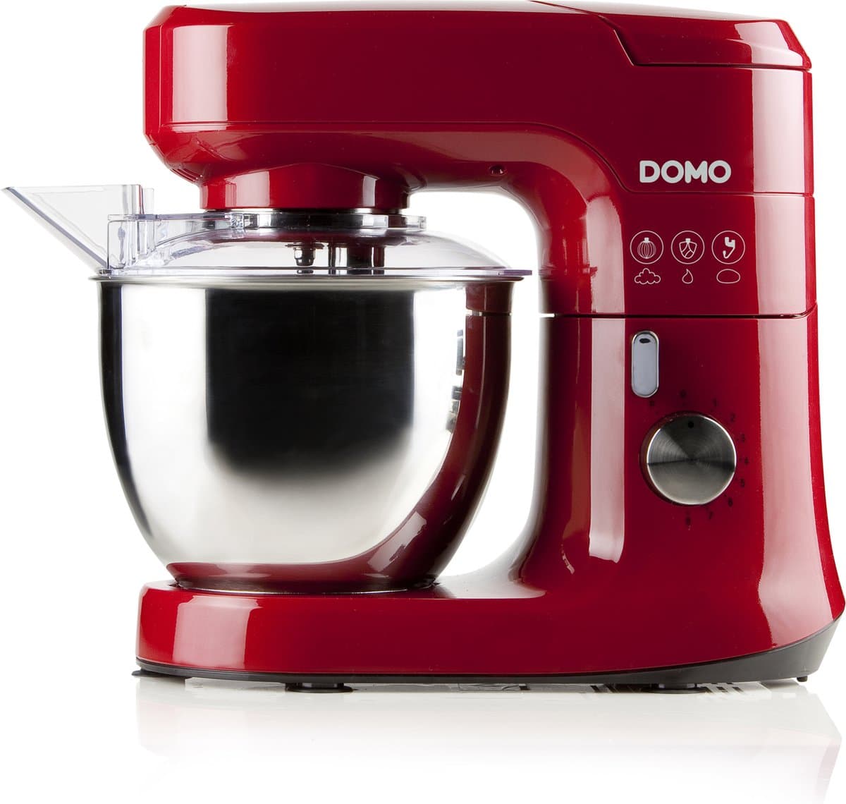 Domo DO9145KR - Keukenmachine - Rood — afbeelding 1
