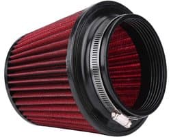 Auto luchtfilter hoge stroom inlaat luchtinlaat ronde kegel luchtfilter reiniger klem-op motor luchtfilter (100 mm)