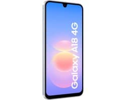 Samsung Galaxy A18 4G - Smartphone - 128GB - Silver + 1 jaar extra garantie