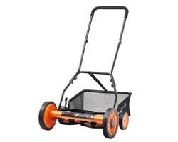 Kooimaaier - Handmatige cilindermaaier - Snijbreedte 45 cm - Maaihoogte 35–62 mm - 5 Messen - Met grasopvangzak