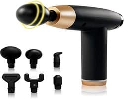 Professioneel Spiermassagepistool met 20 Instelbare Niveaus en 6 Massagekoppen voor Pijnverlichting en Ontspanning