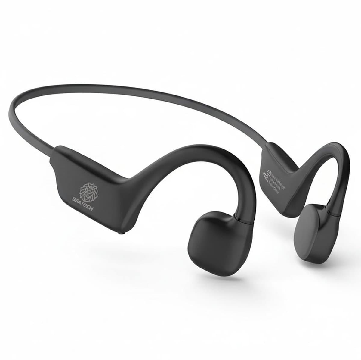 SFATECH Bone Conduction Headphone – Open-Ear Sport Oortjes – Sport Hoofdtelefoon – Bluetooth Koptelefoon – Waterbestendig – Hardlopen & Fitness – Zwart — afbeelding 1