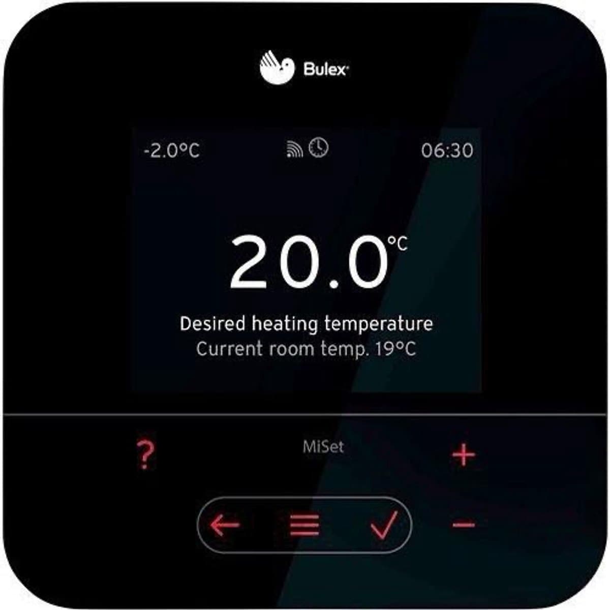 Bulex MiSet SRT380f eBUS-kamerthermostaat - modulerende - draadloos — afbeelding 1