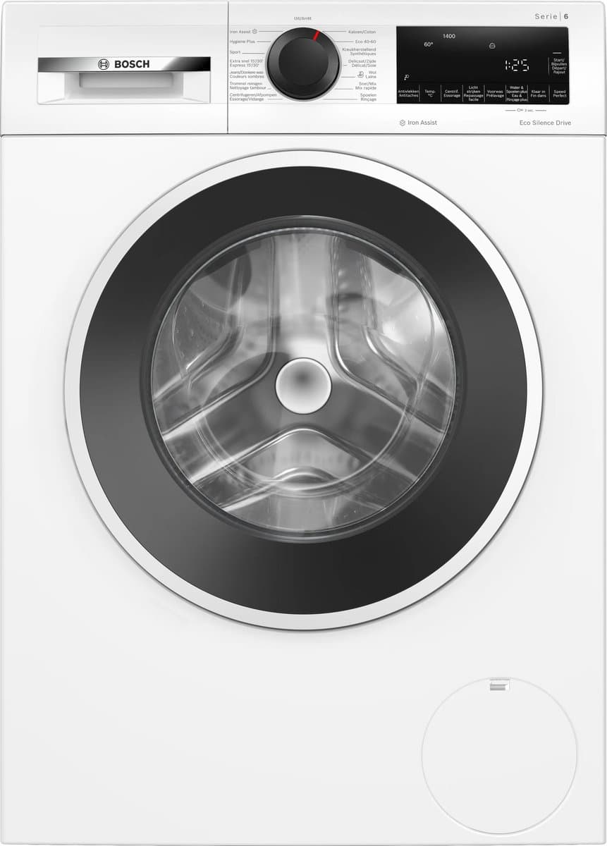 Bosch Serie 6 WGG244ZLFG wasmachine Voorlader 9 kg 1351 RPM Wit — afbeelding 1