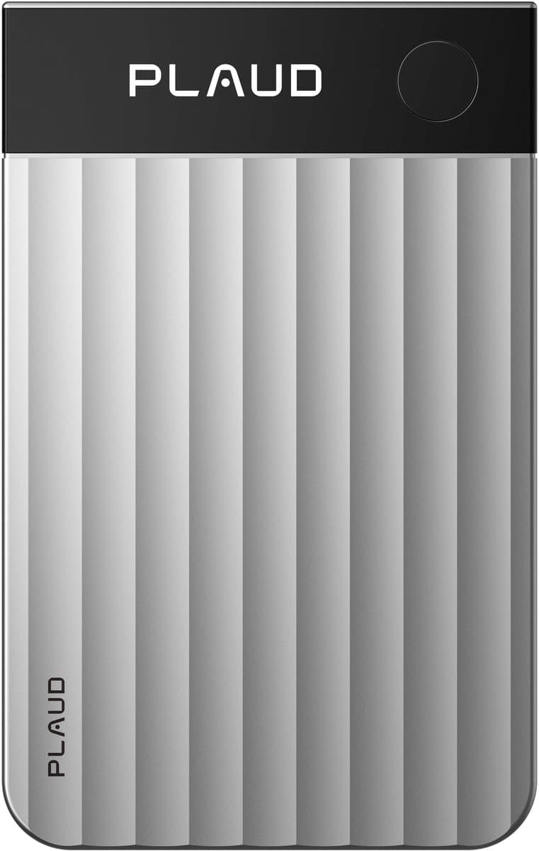 PLAUD - Note Pro Silver - LLM Empowered AI Voice Recorder - 64 gb intern geheugen - Incl. Magnetic Black case in verpakking - Magsafe - Originele PLAUD hoes — afbeelding 1