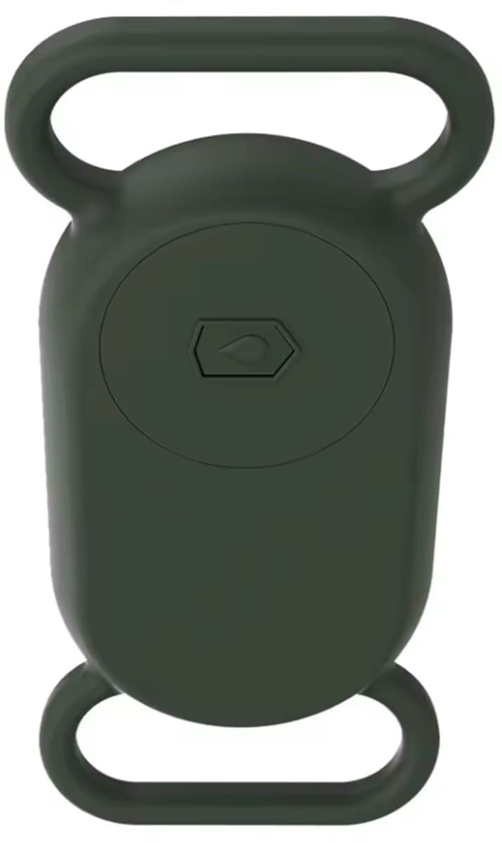 Siliconen hoesje geschikt voor Samsung Galaxy SmartTag 2 - Siliconen - Groen - Trackerhouder voor halsband - Tag hoesje - CHPN — afbeelding 1