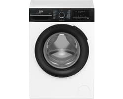 Beko BM3WFU4861B wasmachine Voorlader 8 kg 1600 RPM Zwart, Wit