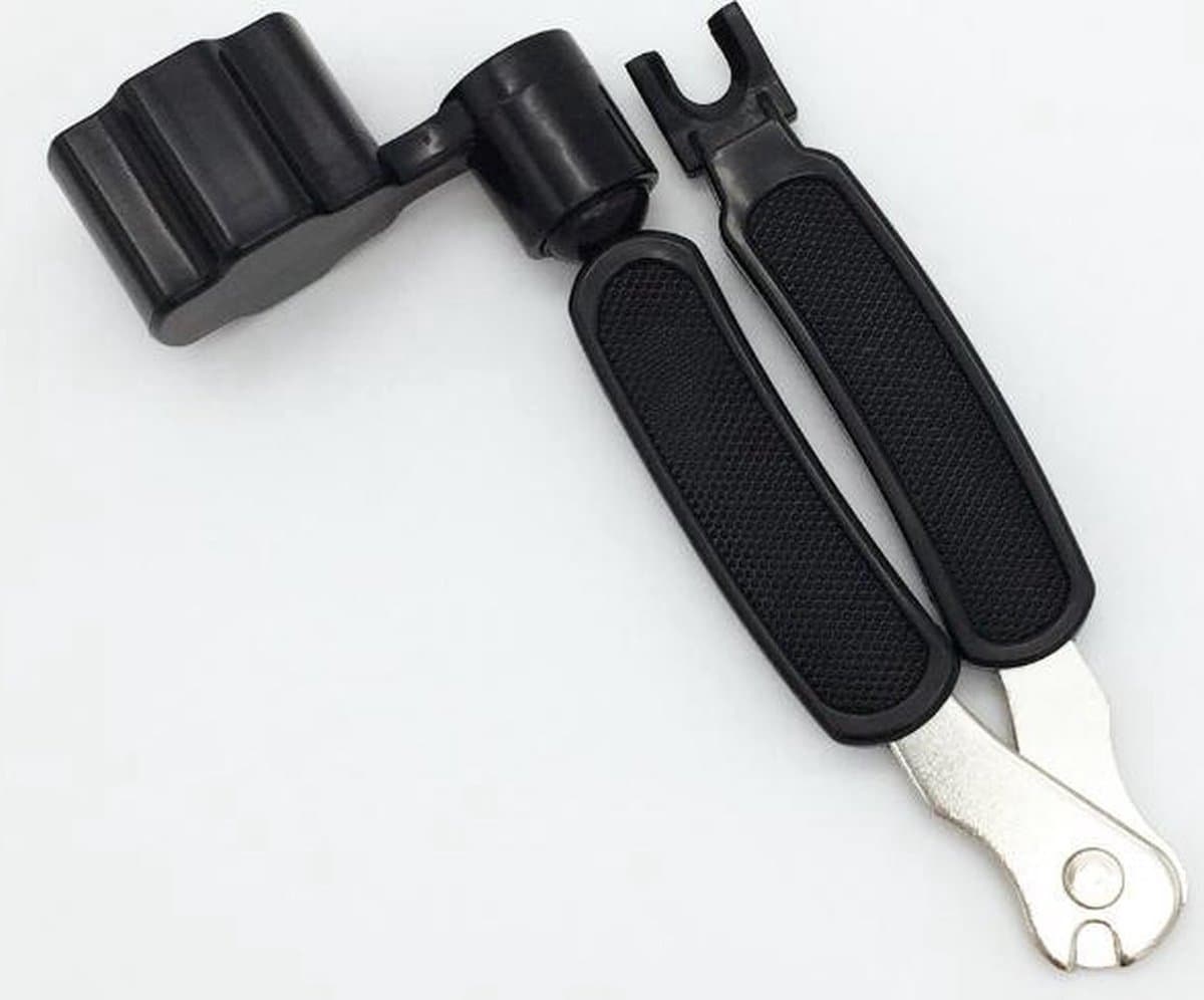 ***Snarenwinder van Heble®-Onderhoudsset voor gitaarsnaren: 3 In 1 Gitaar Snaren Vervanger-Knippen -Aandraaien en pinnen Trekken. Handig,veelzijdig en compact. Is gemakkelijk op te bergen in je gitaar tas*** — afbeelding 1