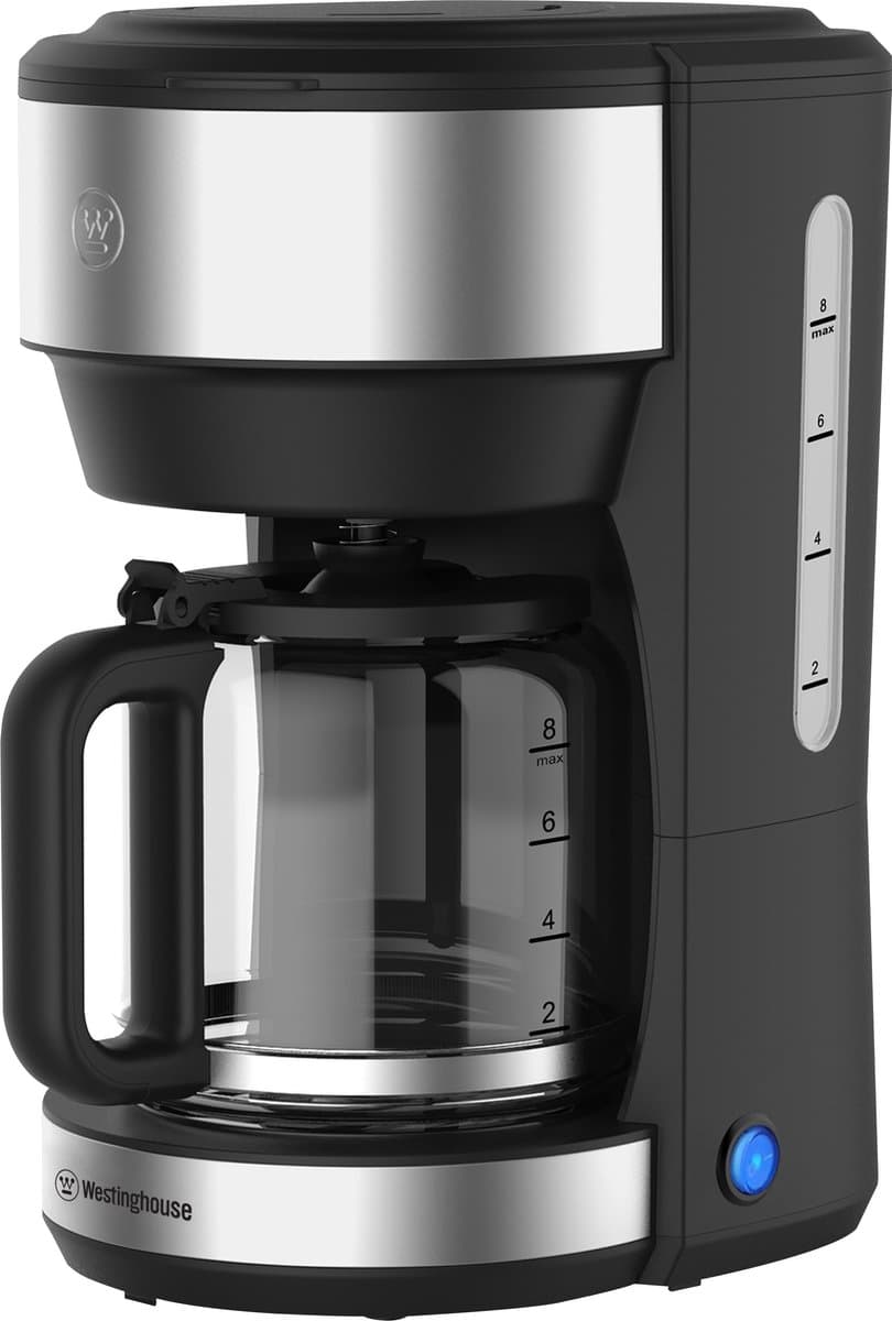 Westinghouse Koffiezetapparaat - Filter-koffiezetapparaat - Filterkoffie - Glazen Kan - 10 Koppen - Herbruikbare Filter - 1000W - RVS — afbeelding 1