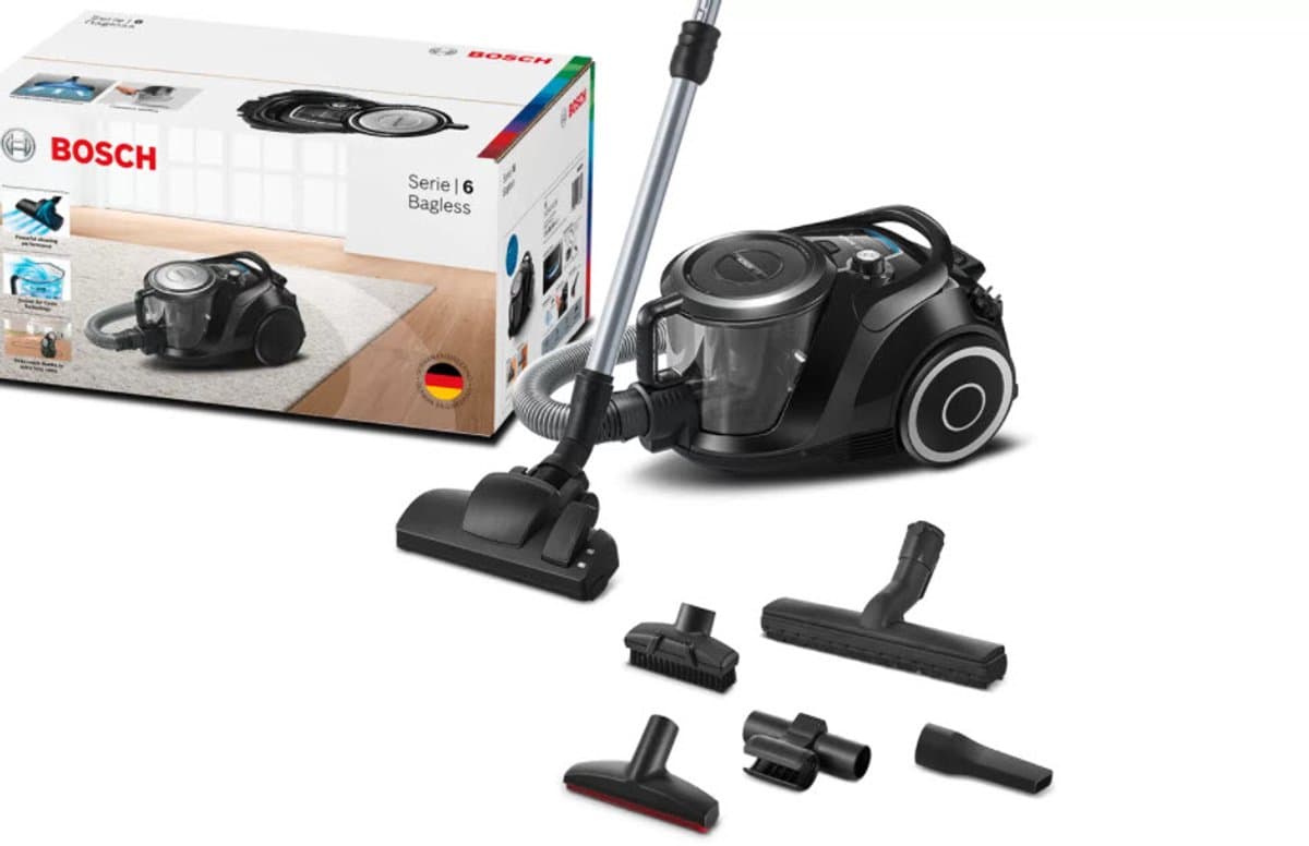 Bosch Serie 6 BGC41XSIL stofzuiger 2,4 l Cilinderstofzuiger Droog 700 W Zakloos — afbeelding 1
