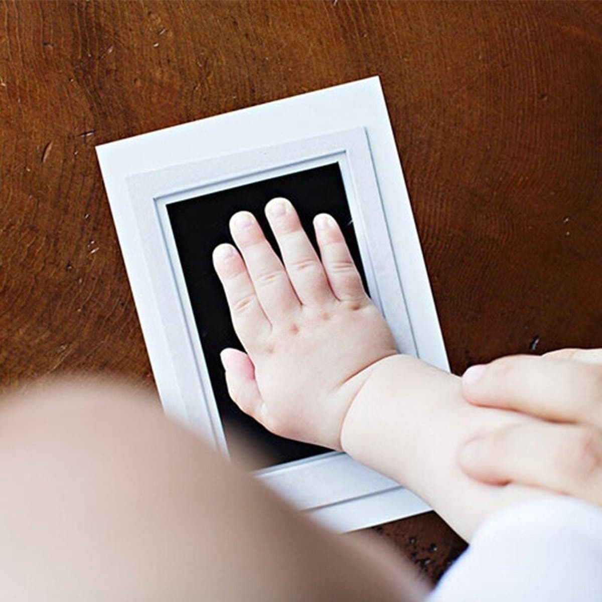 Baby Handafdruk - Footprint Opdruk - Kit Baby - Souvenirs Casting - Pasgeboren Voetafdruk Stempelkussen - Baby Klei Speelgoed geschenken — afbeelding 1