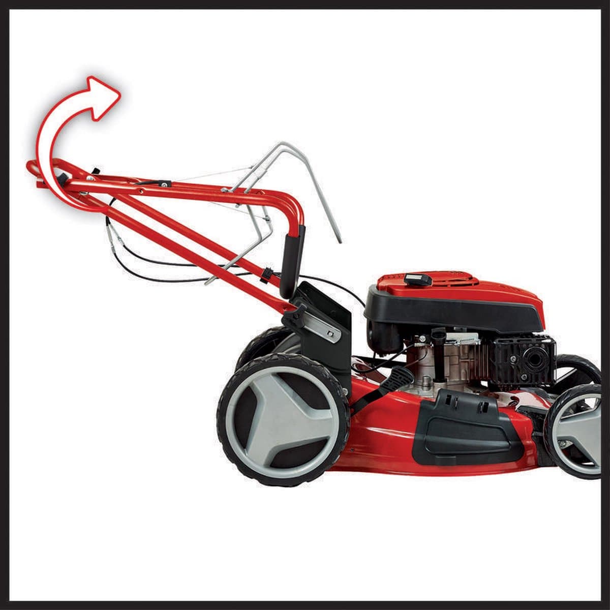 Einhell Benzine Grasmaaier GC-PM 51/3 S HW - 170 cm³ - 2,7 kW - 4-takt - Maaibreedte: 51 cm - Aanbevolen gazonoppervlakte: tot 1800 m² - 70 L opvangbak - Maaihoogte: 30-80 mm — afbeelding 1