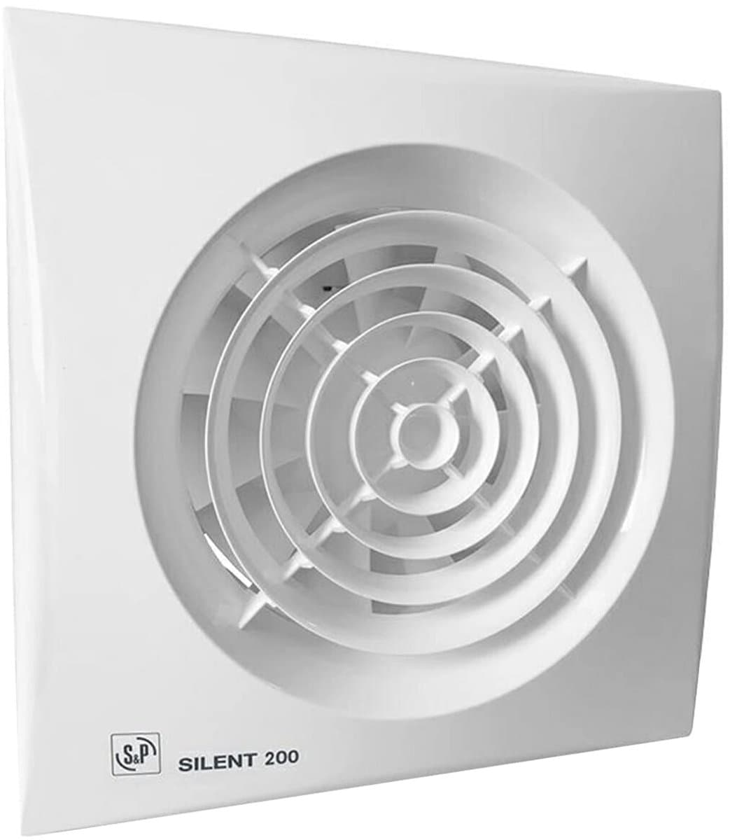 Soler & Palau Silent 200CZ (SILENT200CZ) - badkamerventilator - Ø 120mm - aan/uit schakelen — afbeelding 1