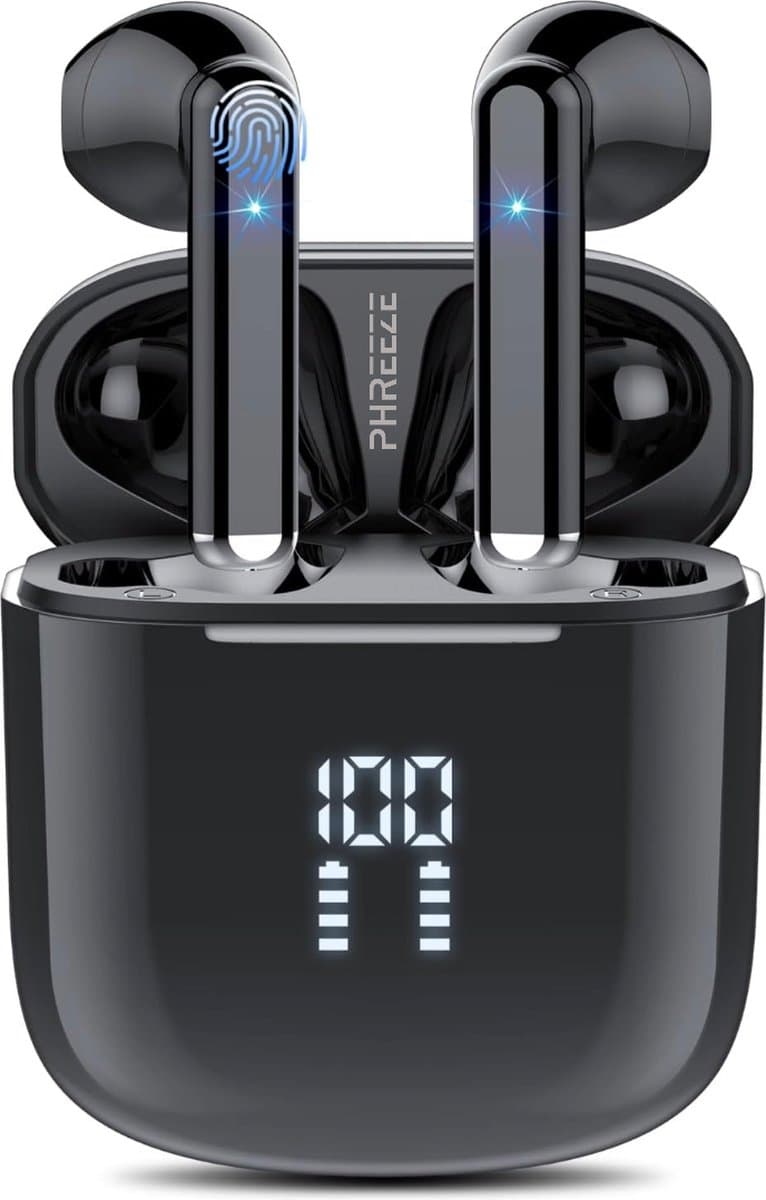 Draadloze Oordopjes - Bluetooth Oordoppen - Geschikt voor iOS & Android - Lange Batterijduur - Comfortabel Draagcomfort - Geweldige Geluidskwaliteit - Origineel Phreeze — afbeelding 1