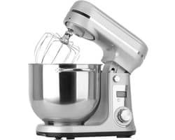 Keukenmixer - Keukenmachine - Keukenmixer met Mengkom - Keukenmixers - Deegmachine - Kneedmachine - Zilver